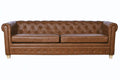 SOFA POLIESTER MADERA 218X78X70 3 PLAZAS MARRON