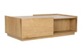 MESA CENTRO MDF ROBLE 120X60X35 NATURAL
