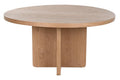 MESA REDONDA COMEDOR ROBLE MDF 152X152X76 VENEER