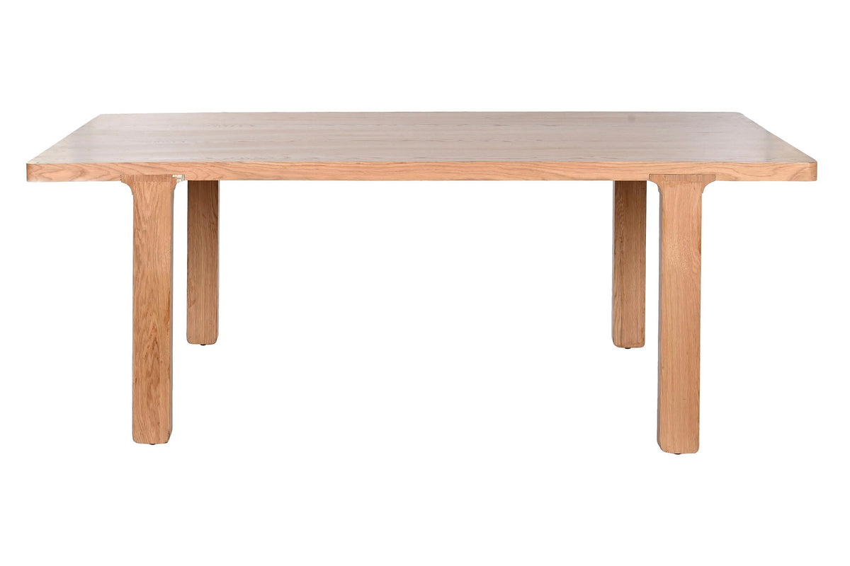 MESA COMEDOR ROBLE MDF 210X101X76 VENEER NATURAL