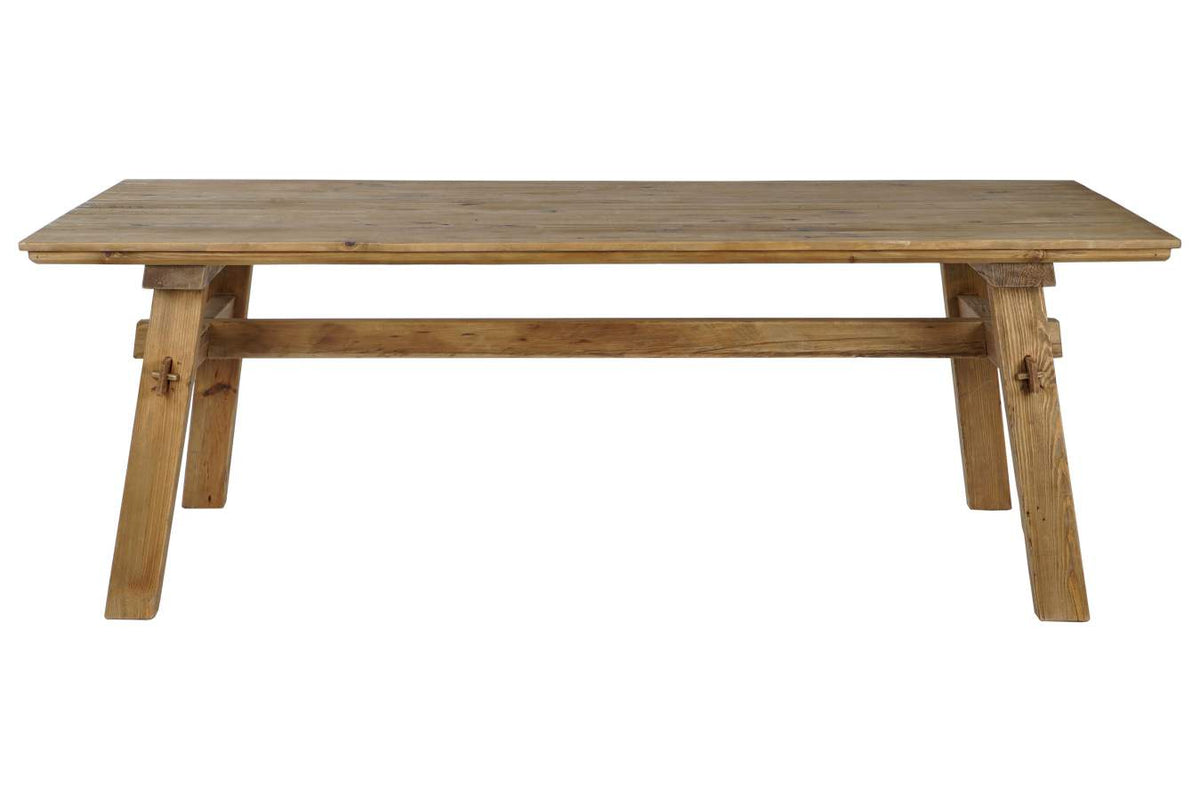 MESA COMEDOR MADERA PINO RECICLADO 220X100X76