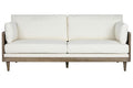 SOFA RATAN POLIESTER 208X86X88 MARRON