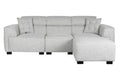 SOFA POLIESTER 231X170X82 MODULAR GRIS