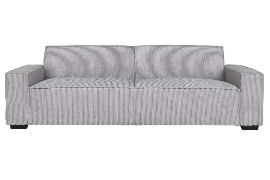 SOFA CAMA POLIESTER 230X94X75 PANA GRIS CLARO