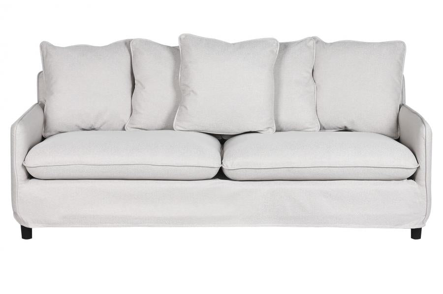 SOFA POLIESTER 196X85X90 DESENFUNDABLE BEIGE