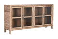 BUFFET TECA RECICLADA CRISTAL 170X38X85 NATURAL