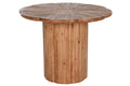 MESA REDONDA COMEDOR MADERA 100X100X77 NATURAL