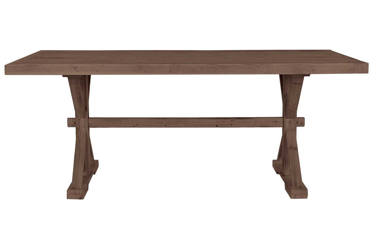 MESA COMEDOR MADERA 200X100X80 NATURAL