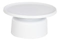 MESA CENTRO METAL 75X75X37 BLANCO