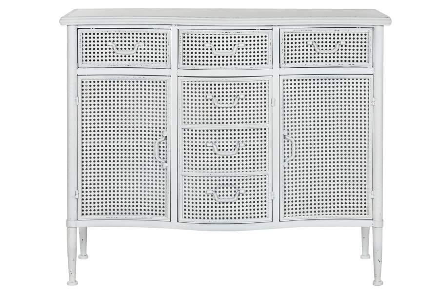 BUFFET METAL 101X42X85 BLANCO