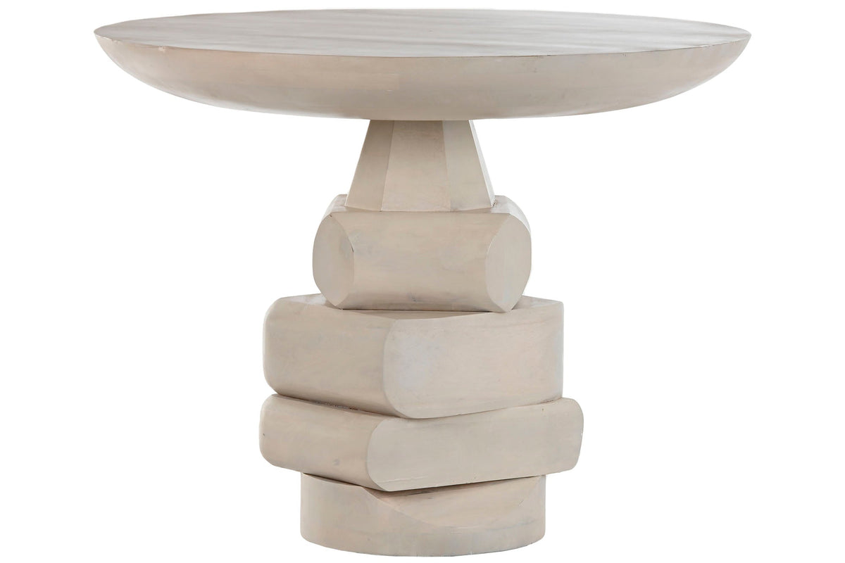 MESA REDONDA COMEDOR MANGO 100X100X76