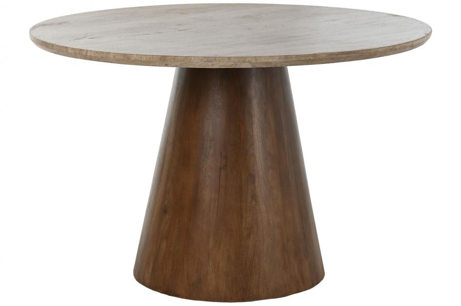 MESA COMEDOR MANGO MARMOL 120X120X79
