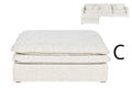 MODULO AUXILIAR SOFA POLIESTER 110X110X48 BEIGE