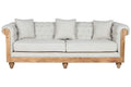 SOFA POLIESTER 225X87X79 3 COJINES