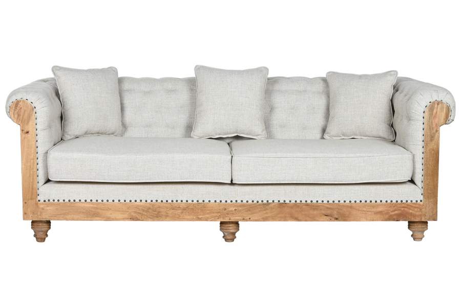 SOFA POLIESTER 225X87X79 3 COJINES