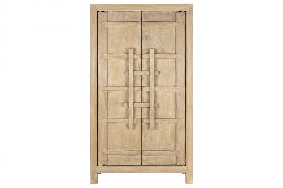 ARMARIO OLMO MACIZO 115X48X210 NATURAL NATURAL