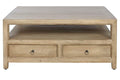 MESA CENTRO MADERA MANGO 100X100X45 CAJONES
