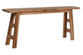 BANCO TECA MACIZA 120X20X50 NATURAL NATURAL