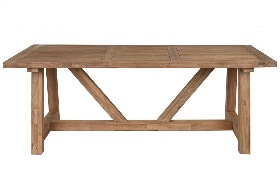 MESA COMEDOR TECA 200X100X75 NATURAL