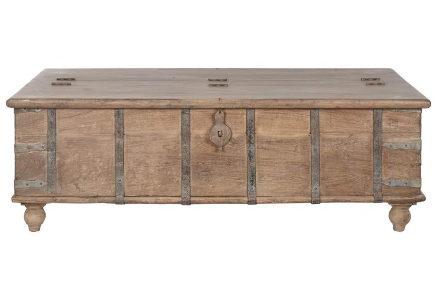 MESA CENTRO TECA 158X85X54 PIEZA UNICA SURTIDA