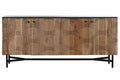 BUFFET ACACIA MARMOL 175X40X76 NEGRO