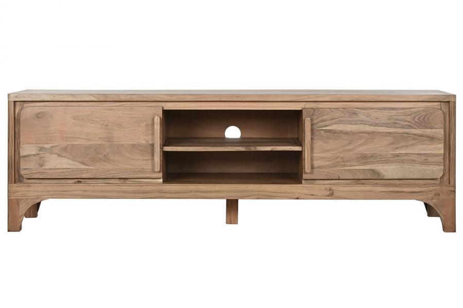 MUEBLE TV ACACIA 160X40X50 MARRON CLARO