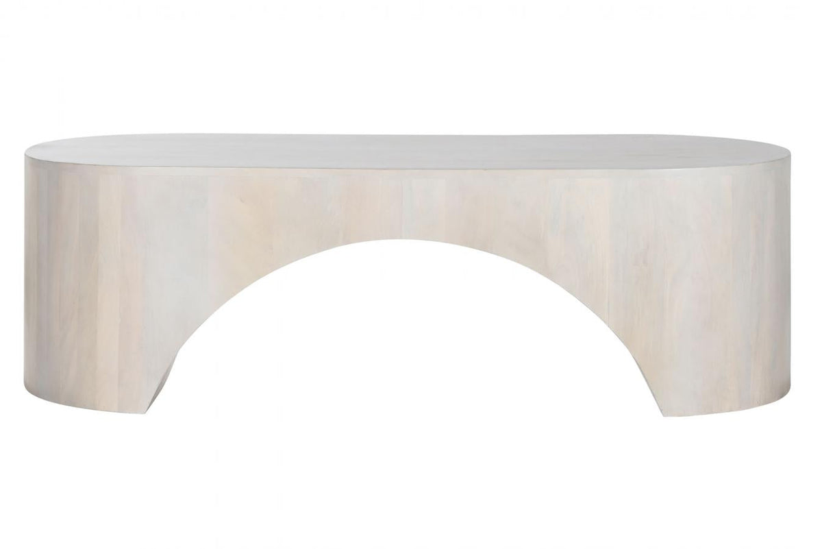 MESA CENTRO MANGO 137X60X42 BLANCO