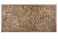 CABECERO CAMA MANGO 160X5X80 MODERNO 3D NATURAL