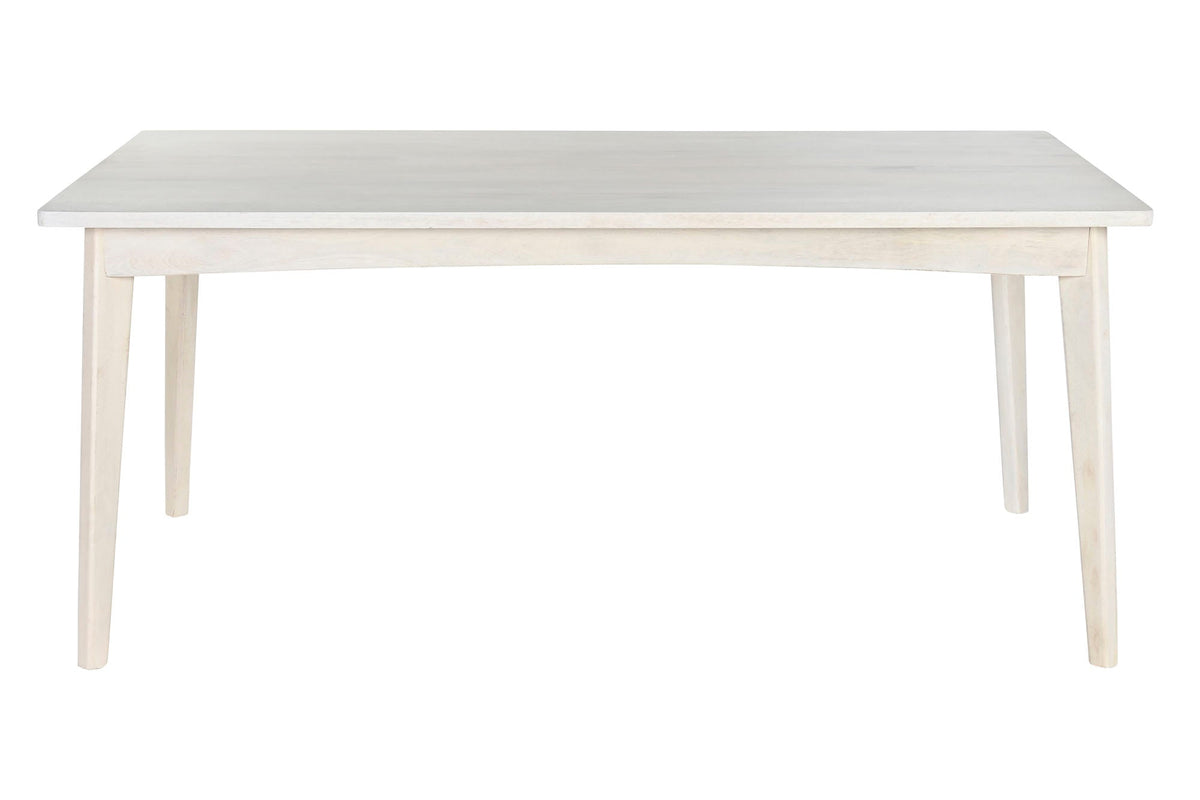 MESA COMEDOR MANGO 173X90X75 BLANCO ROTO