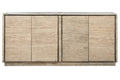 BUFFET MADERA MARMOL 180X40X85 TRAVERTINO NATURAL