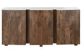 BUFFET MANGO MARMOL 162,5X47X76 MARRON