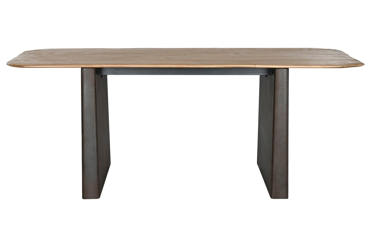 MESA COMEDOR ABETO 200X90X75 MARRON OSCURO