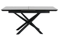 MESA COMEDOR METAL CERAMICA 160X90X76 200 EXT GRIS
