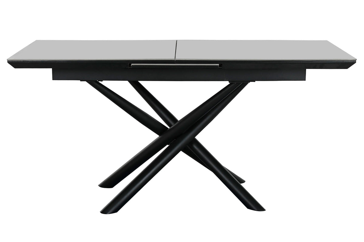 MESA COMEDOR METAL CERAMICA 160X90X76 200 EXT GRIS