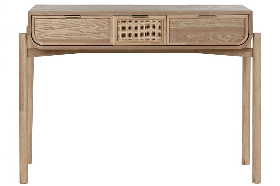 CONSOLA ABETO RATAN 108X40X77
