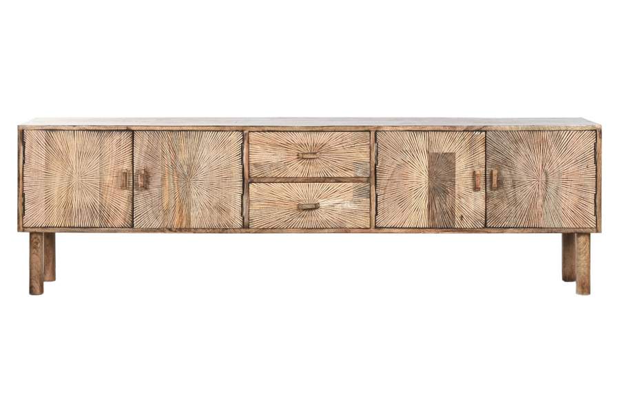 MUEBLE TV MANGO 180X34,5X54 NATURAL