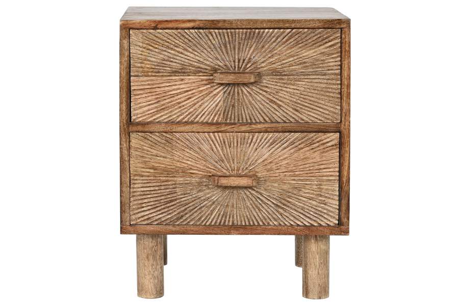 MESITA DE NOCHE MANGO 40X34X50 NATURAL