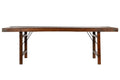 MESA COMEDOR PLEGABLE MADERA RECICLADA 240X90X77