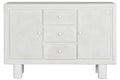 BUFFET MDF ABETO 120X38X80 RUGOSO BLANCO