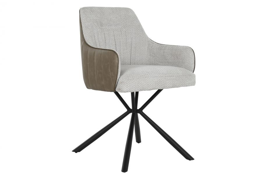 SILLA POLIESTER PU 56X61X82 BEIGE