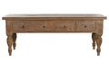 CONSOLA TECA RECICLADA 220X80X78 4 CAJONES