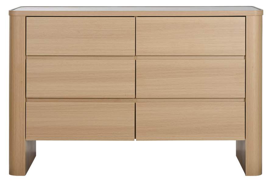COMODA MARMOL MDF 120X40X80 TRAVERTINO GRIS CLARO