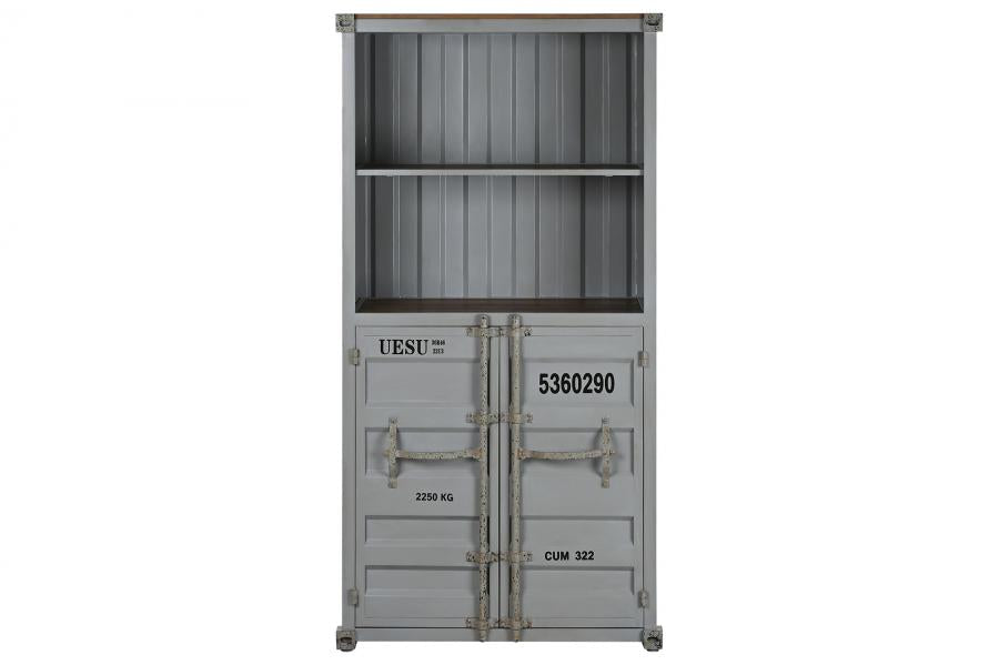 ESTANTERIA METAL MDF 87X44X168,5 CONTAINER GRIS