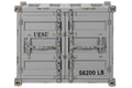 BOTELLERO METAL MDF 77X41X64 CONTAINER GRIS
