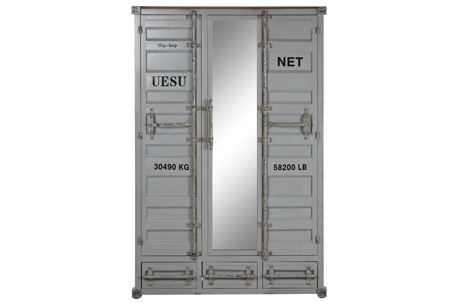 ARMARIO METAL 112X46X174 CONTAINER GRIS