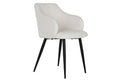 SILLA METAL POLIESTER 50X55X88 TEDDY BLANCO