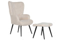 BUTACA SET 2 METAL POLIESTER 72X74X97 TERCIOPELO