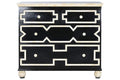 COMODA HUESO 111X51X99 TARACEA HECHO A MANO NEGRO