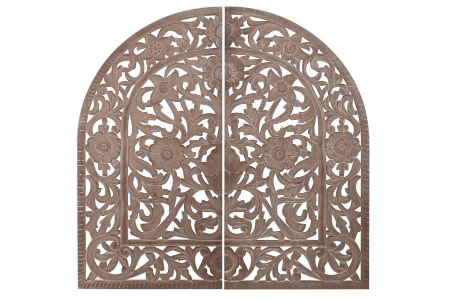 CABECERO CAMA SET 2 MDF 180X3,5X180 DECAPE NATURAL