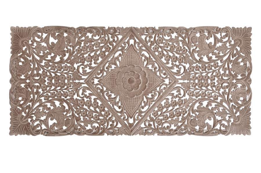 CABECERO CAMA MDF 180X3X80 MANDALA DECAPE NATURAL